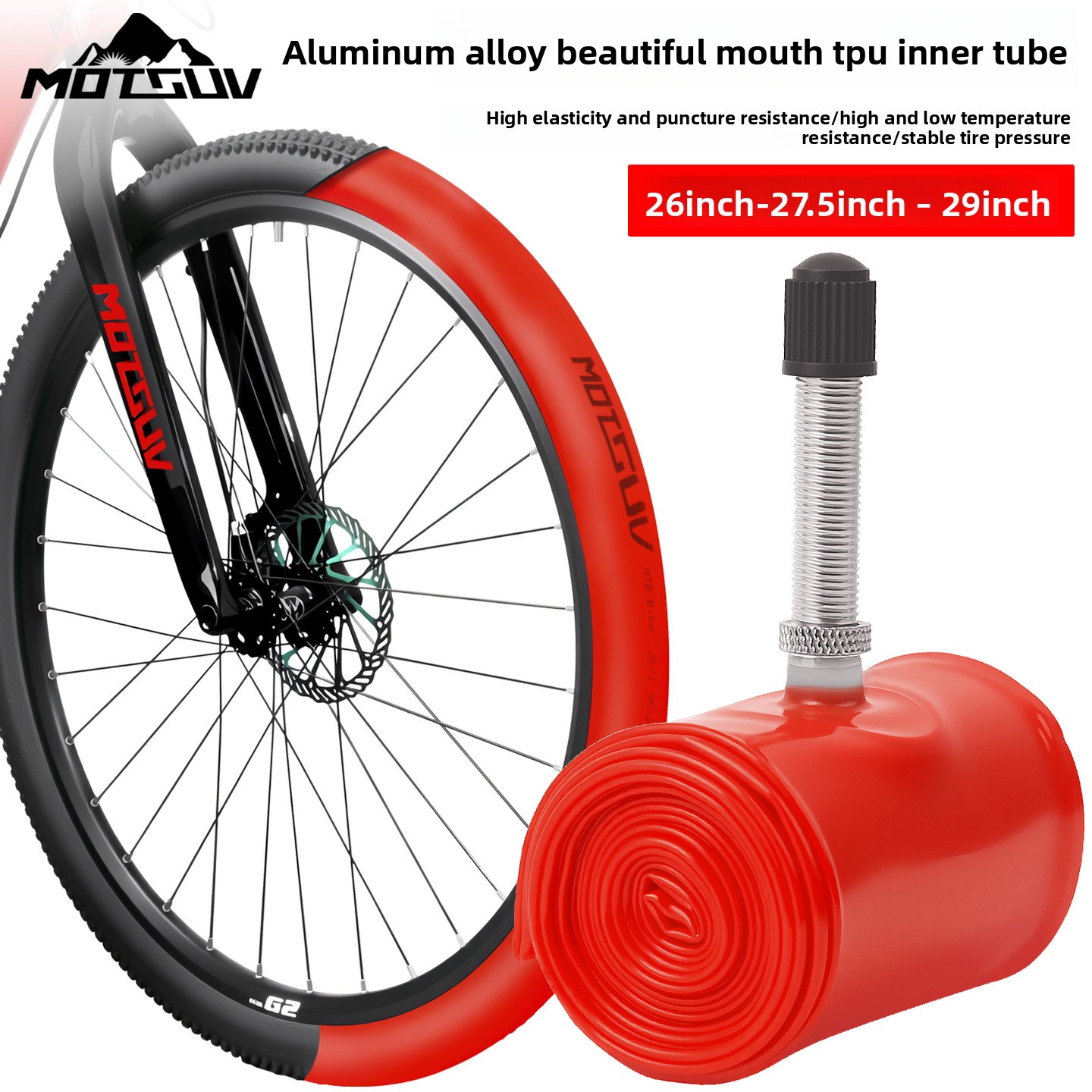 Mountain Biking Shoes - Ban dalam sepeda gunung TPU ukuran