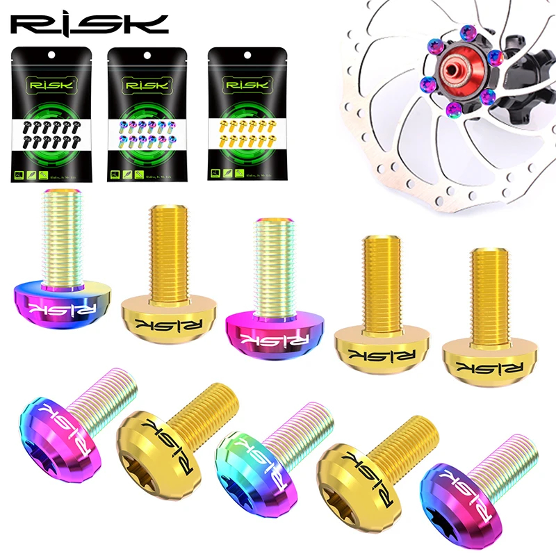 Mtb Brake Rotor - RISK 12pcs M5X10mm Baut Rotor Rem