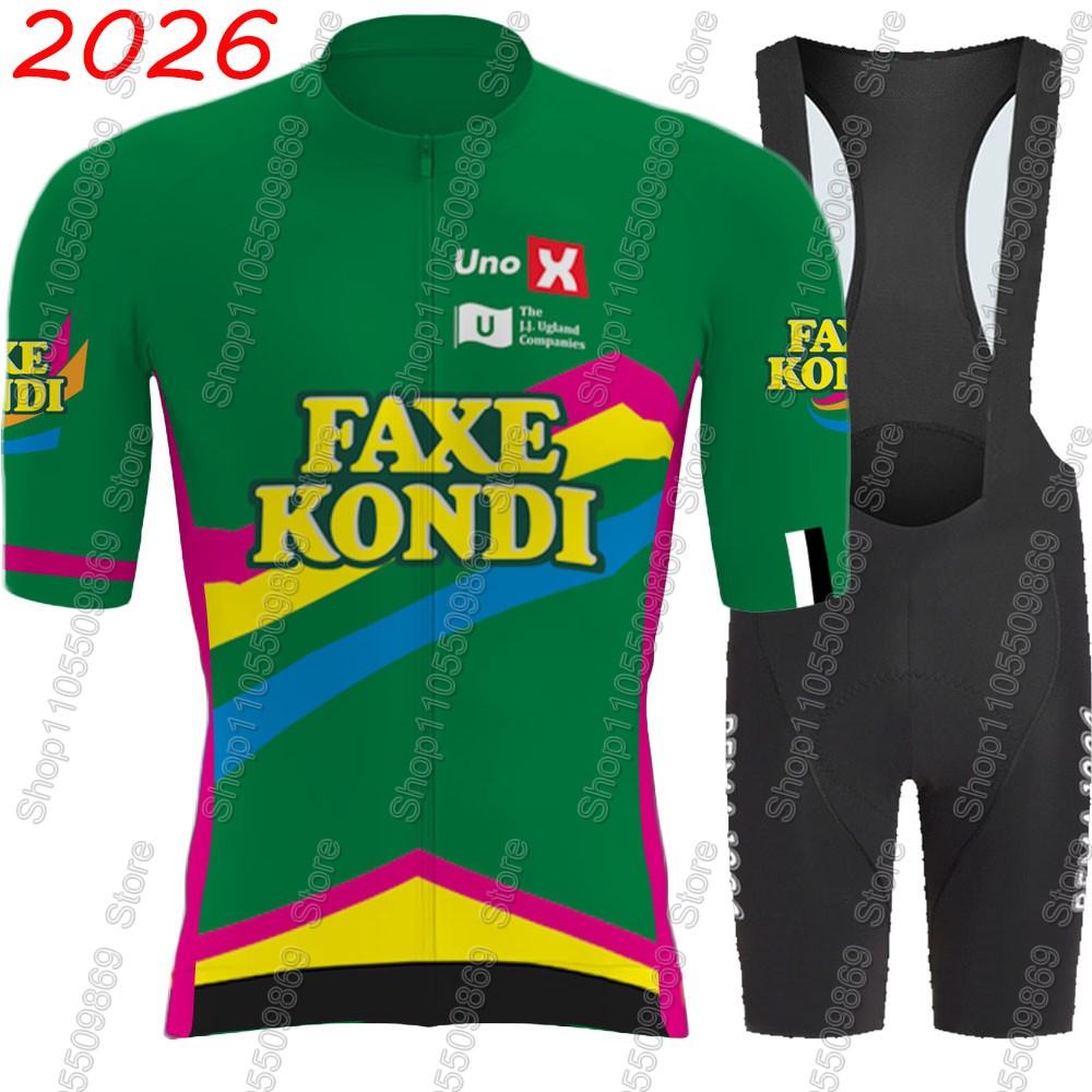 Mountain Biking Uniform - Set Jersey Sepeda Tim UNO X
