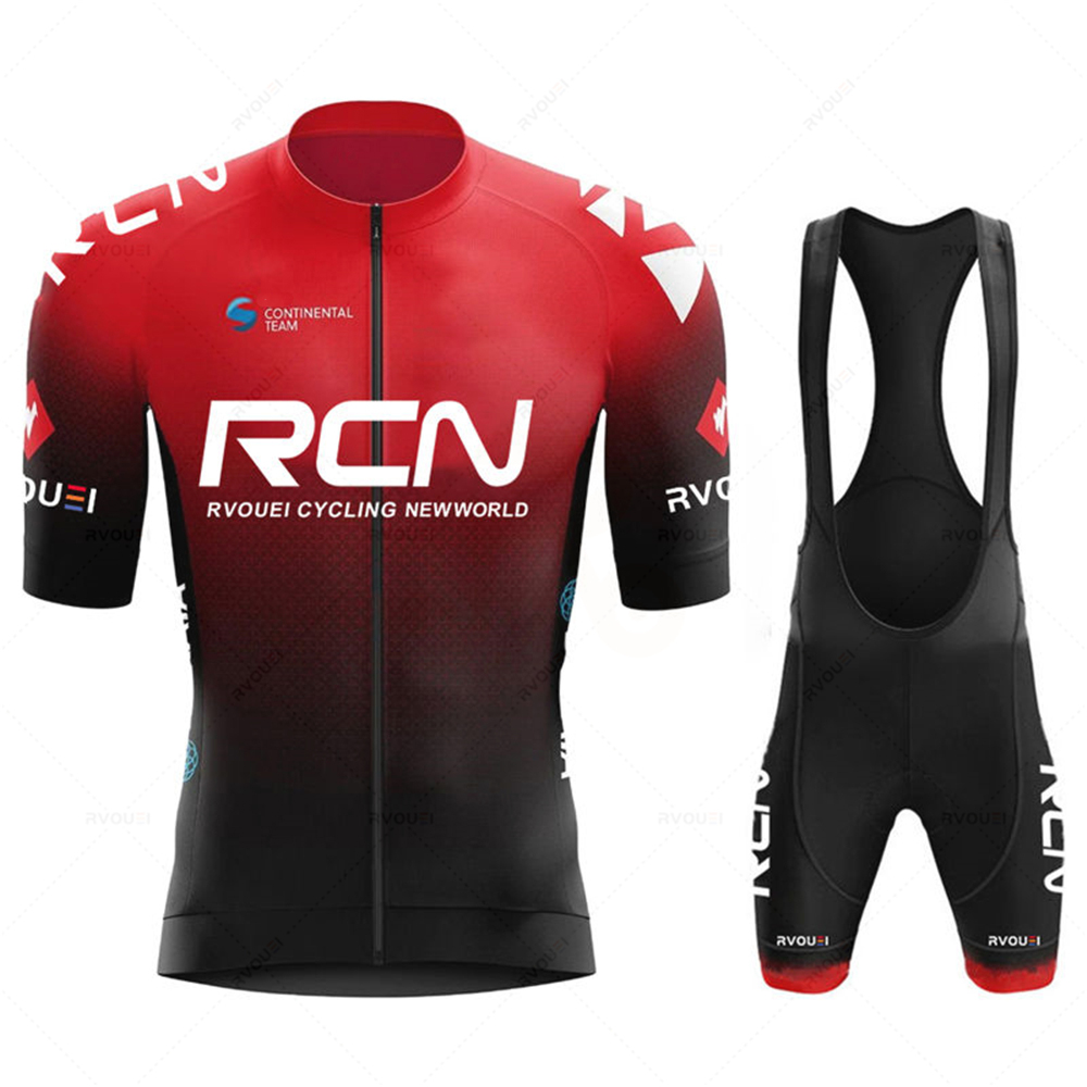 Mountain Biking Uniform - Rvouei Set Jersey Bersepeda Pria Pakaian