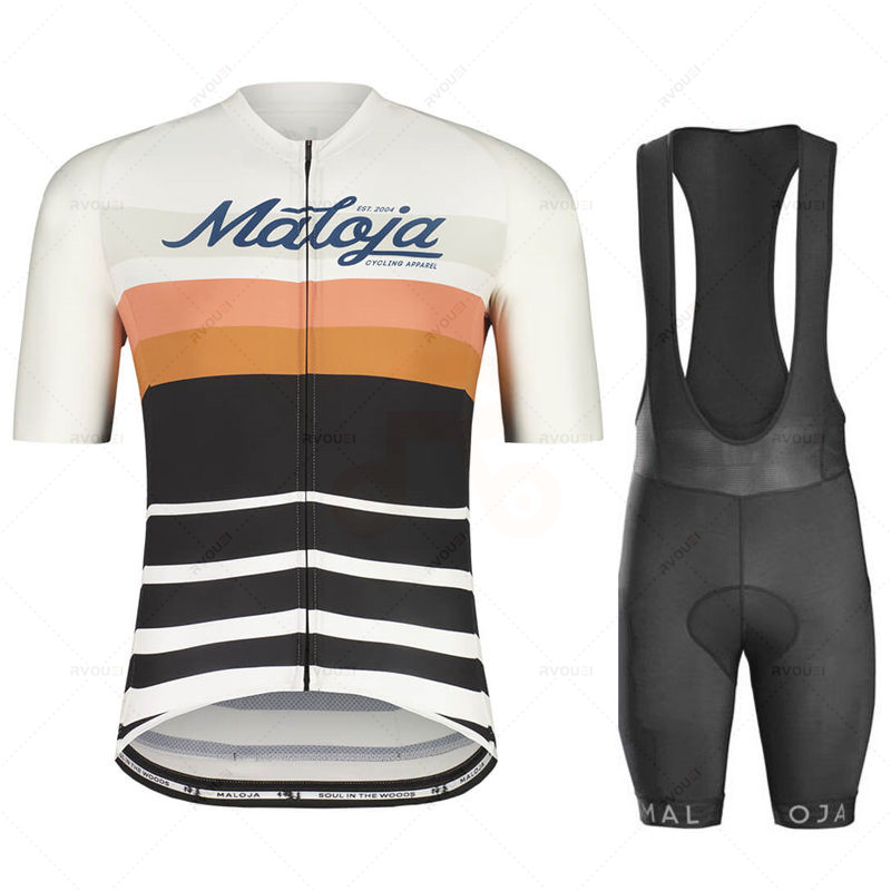 Mountain Biking Uniform - Set Jersey Bersepeda Musim Panas Malojaing