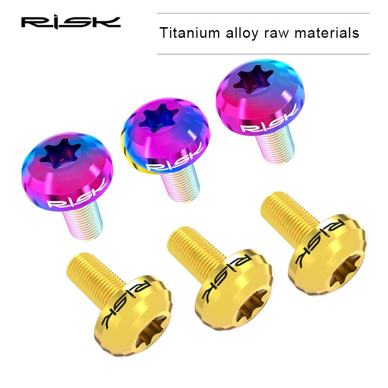 RISK 12pcs M5X10mm Baut Rotor  - Mtb Brake Rotor ulasan dan harga