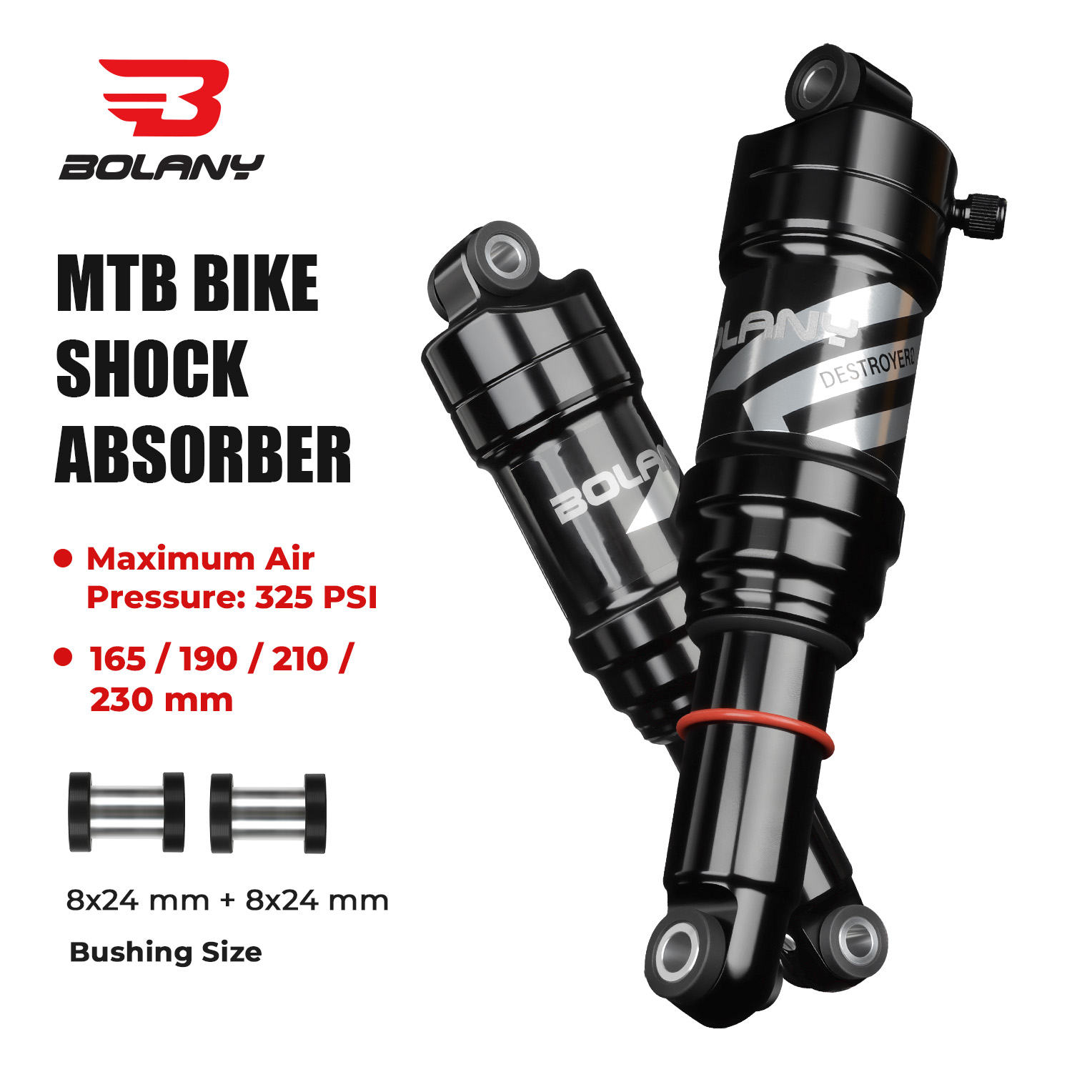 BOLANY Peredam Kejut Belakang  - Mountain Biking Videos ulasan dan harga