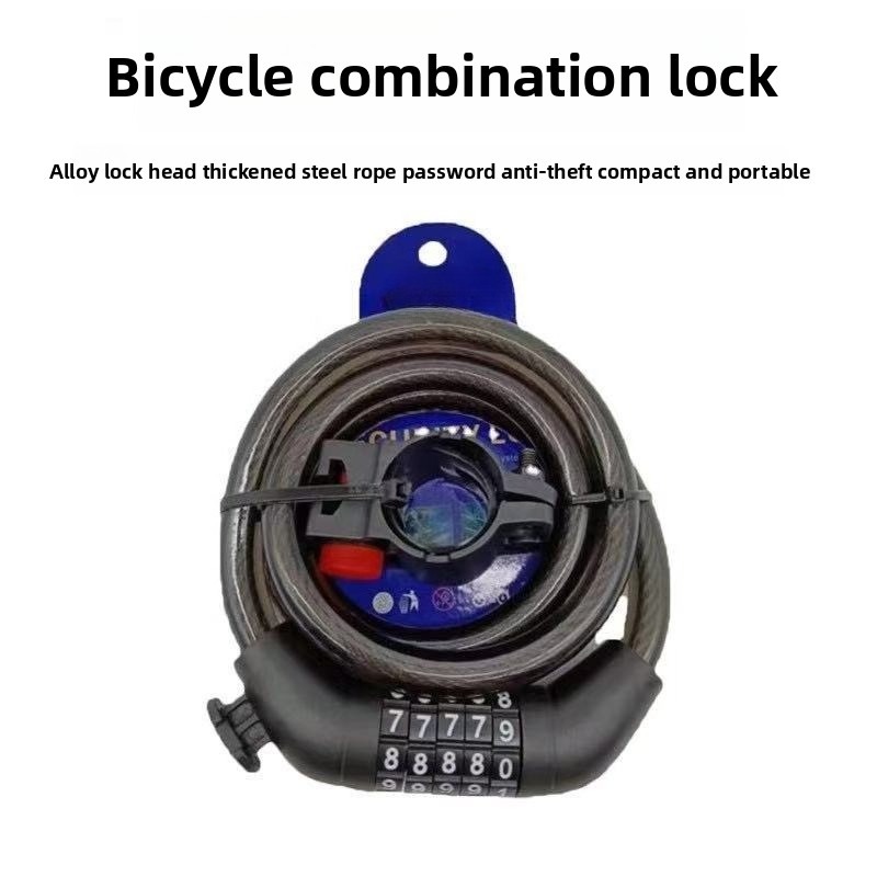 Kunci sepeda, kunci password l - Mountain Biking Equipment ulasan dan harga