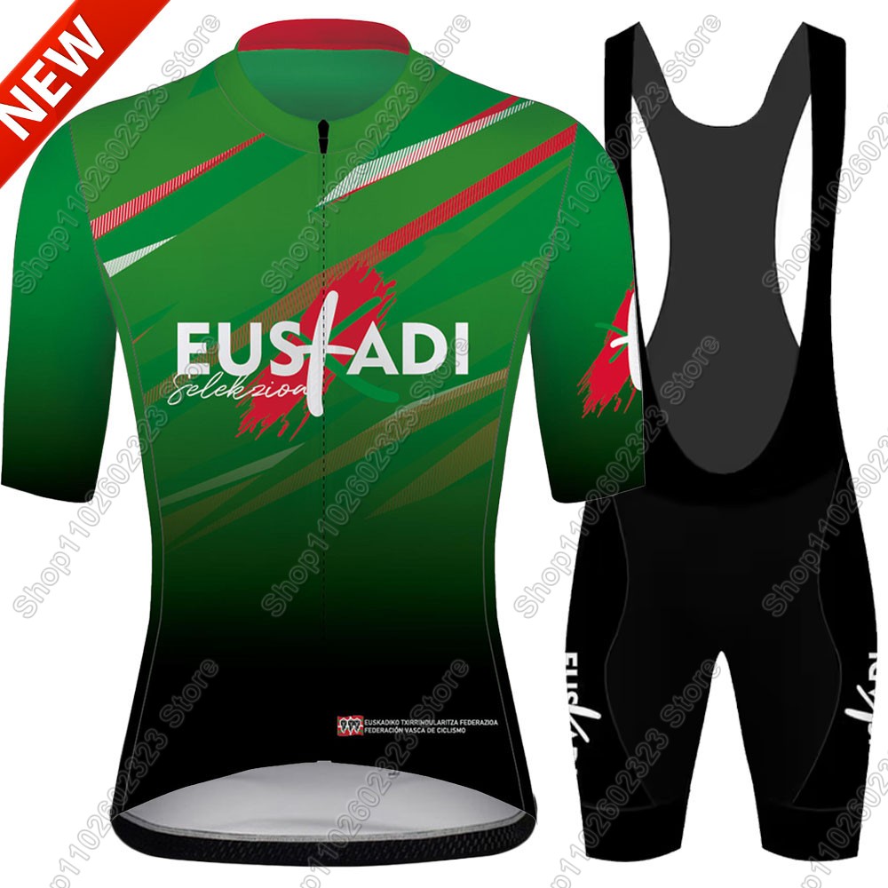 Jersey Bersepeda Tim Euskadi 2 - Mountain Biking Uniform ulasan dan harga