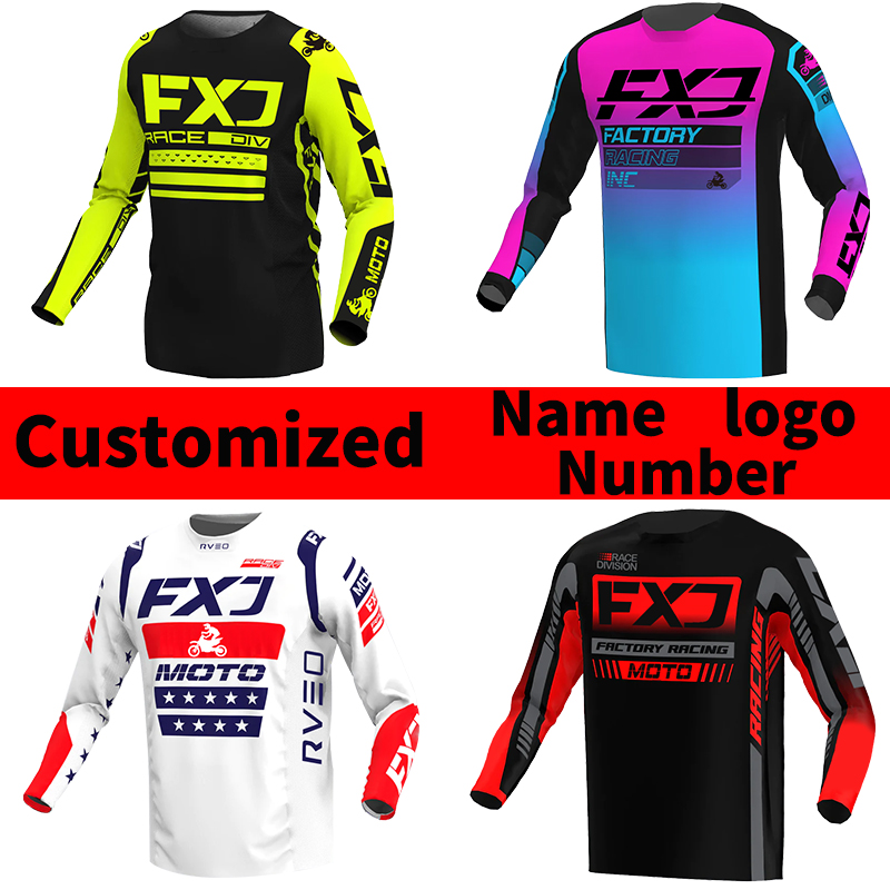 FXJ Motocross jersey Off road  - Mountain Biking Videos ulasan dan harga