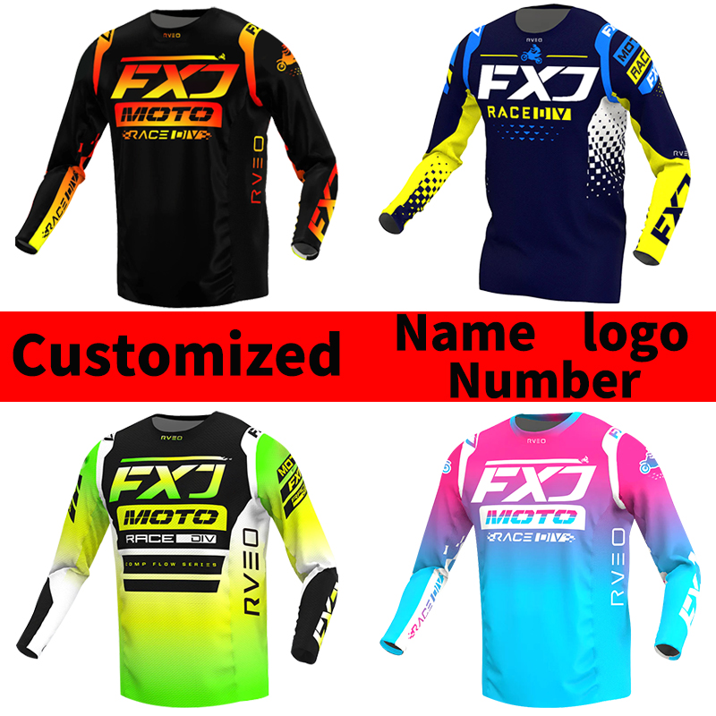 FXJ Motocross jersey Off road  - Mountain Biking Videos ulasan dan harga
