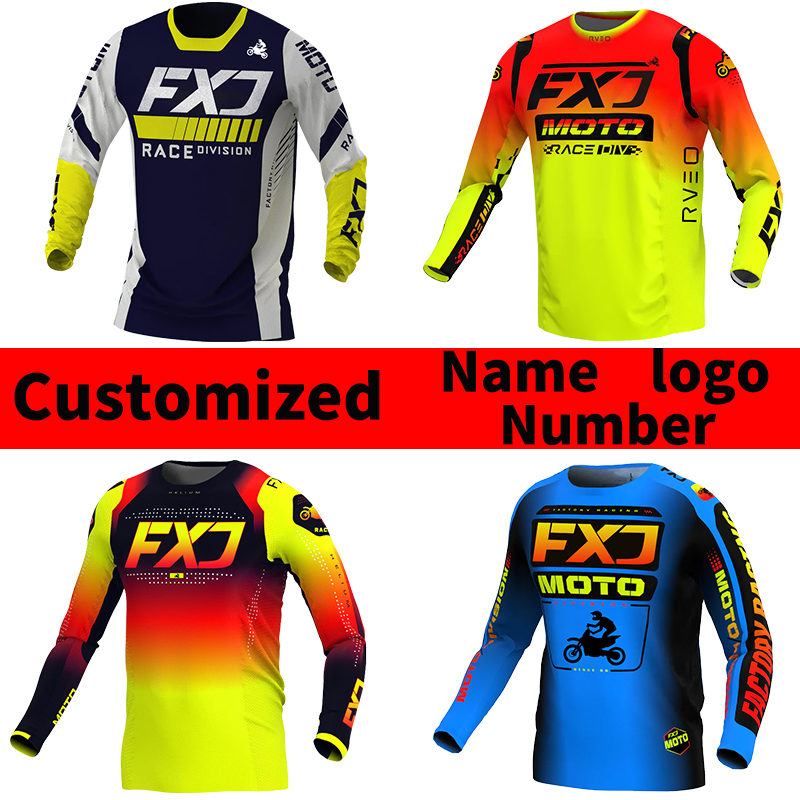 FXJ Motocross jersey Off road  - Mountain Biking Videos ulasan dan harga