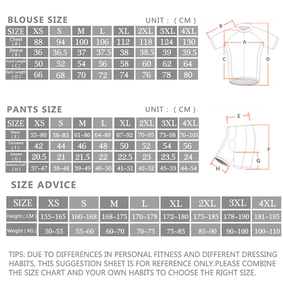 Rvouei Set Jersey Bersepeda Pr - Mountain Biking Uniform ulasan dan harga