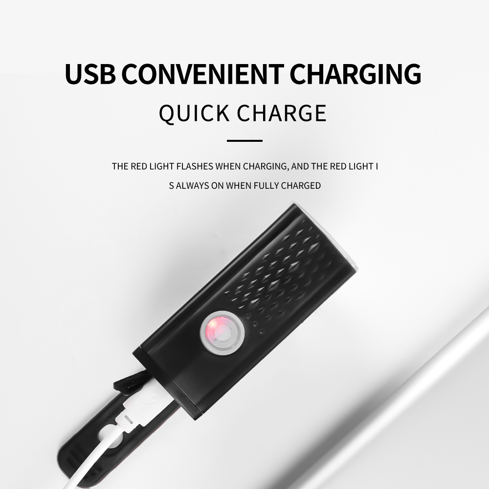 Lampu Depan Sepeda Gunung USB  - Mountain Biking Equipment ulasan dan harga